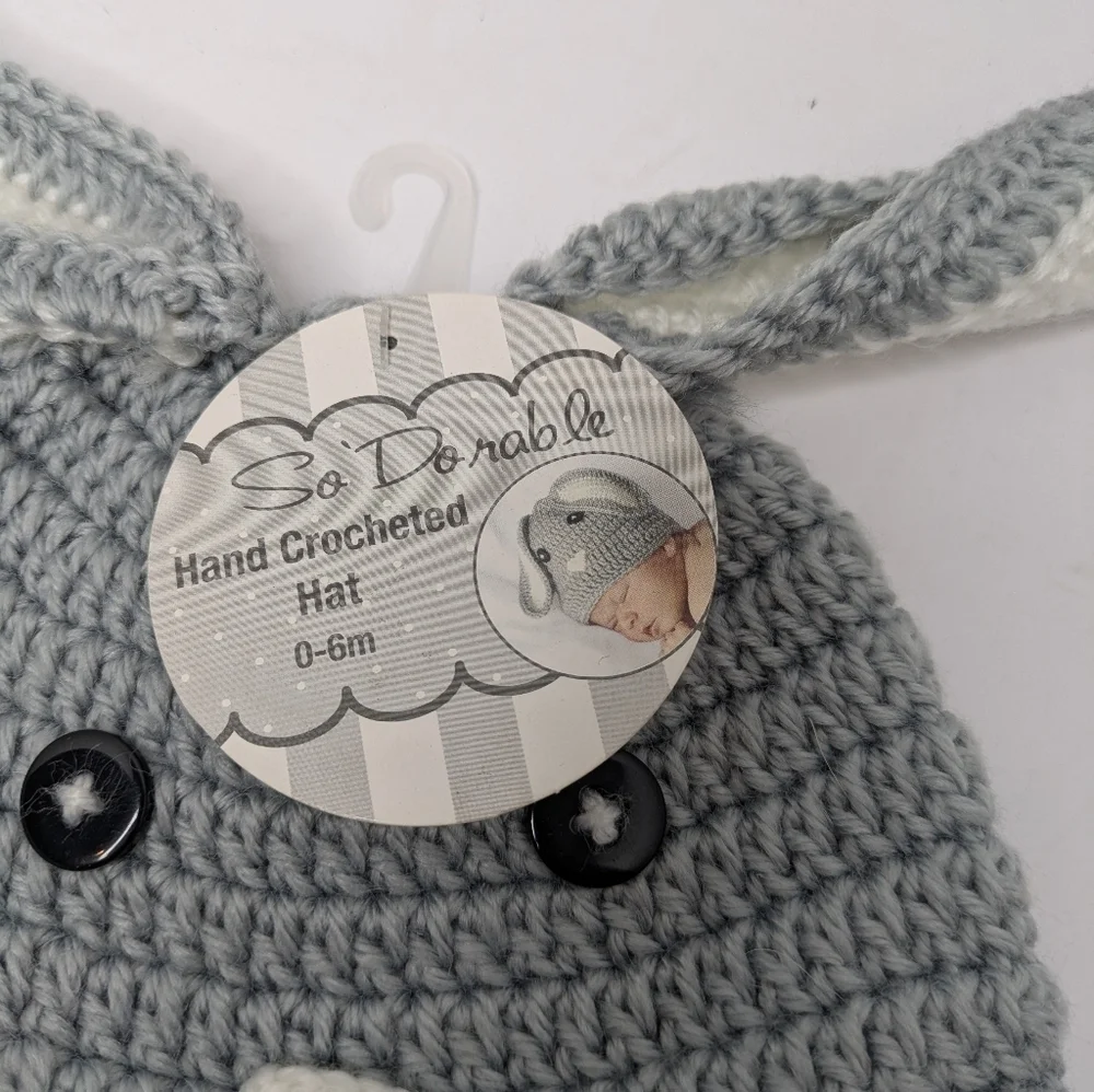 So Durable Bunny Rabbit Crochet Costume Baby Photography 0-6m